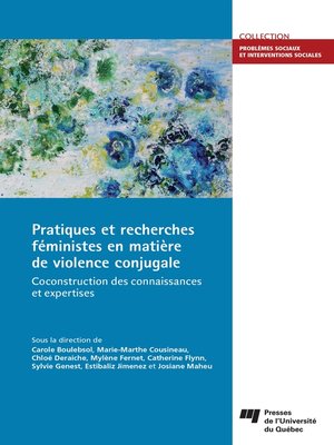 cover image of Pratiques et recherches féministes en matière de violence conjugale